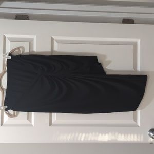 Kensie Black Asymmetrical Skirt Size Large